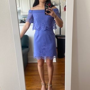Off the shoulder lace dress